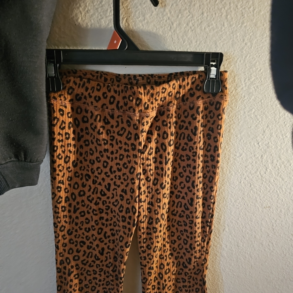 Derek Heart Black and Brown Matching Pajama Set - Picture 5 of 10